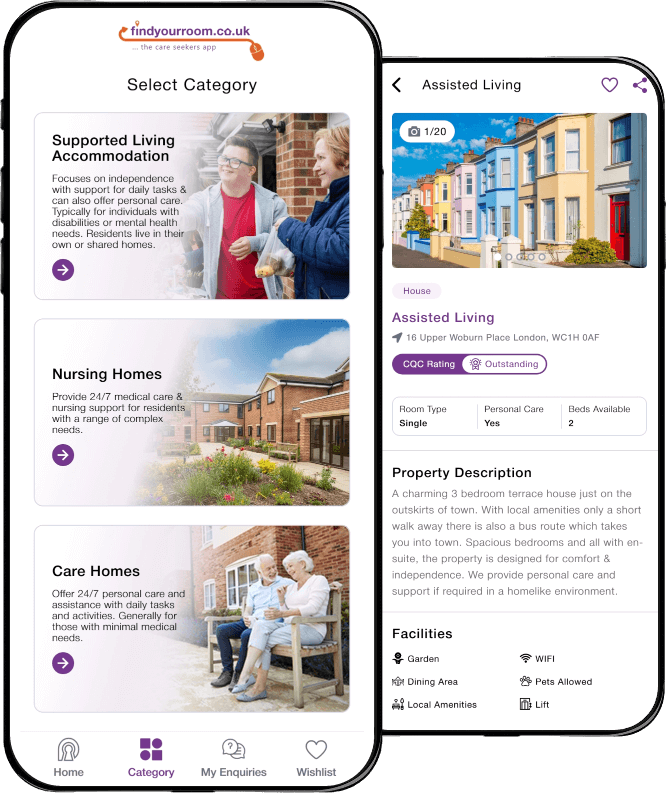 Find Your Room mobile app preview